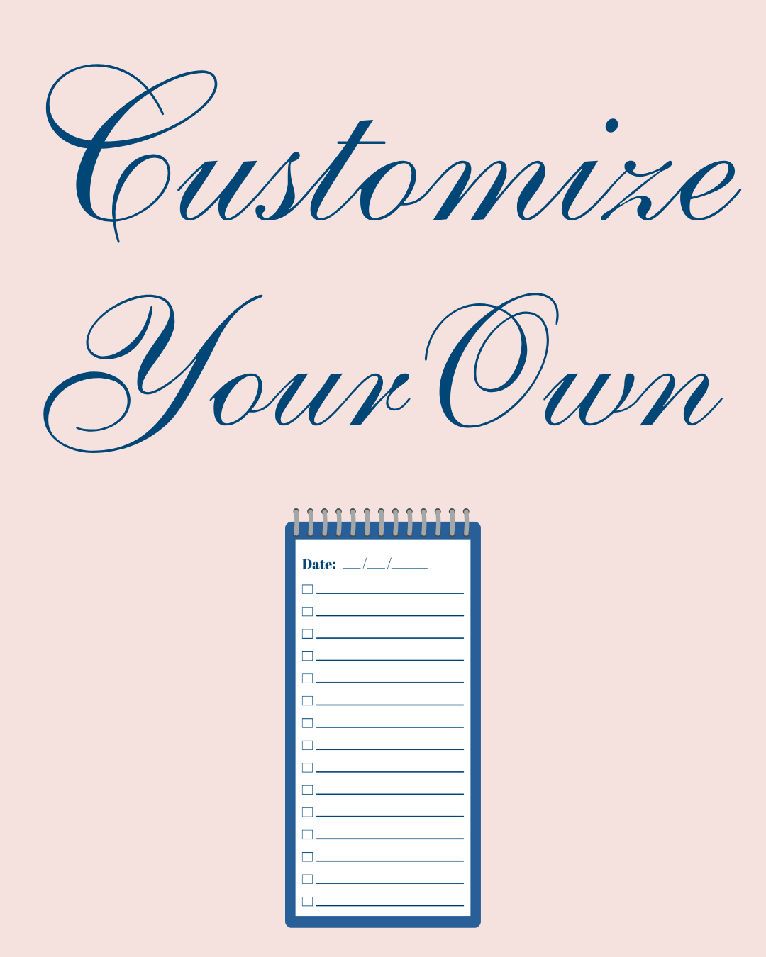 Customize Your Own - To Do List