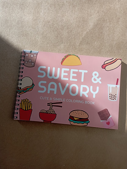 Sweet & Savory Coloring Book