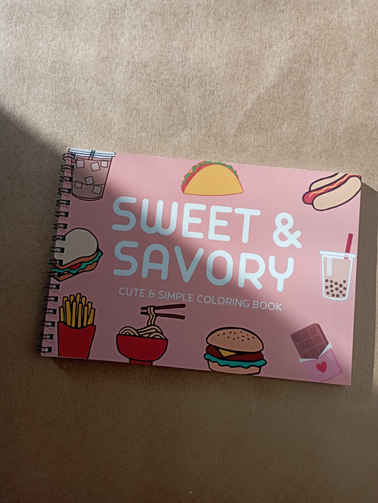 Sweet & Savory Coloring Book