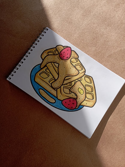 Sweet & Savory Coloring Book