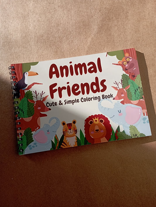 Animal Friends Coloring Book