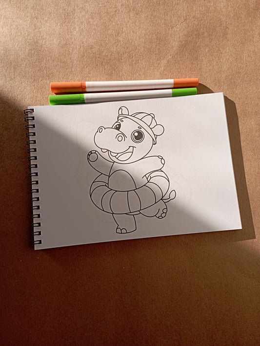 Animal Friends Coloring Book