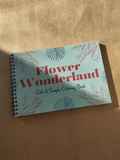Flower Wonderland Coloring Book