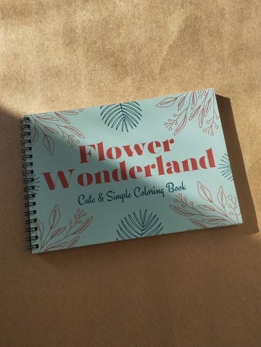 Flower Wonderland Coloring Book