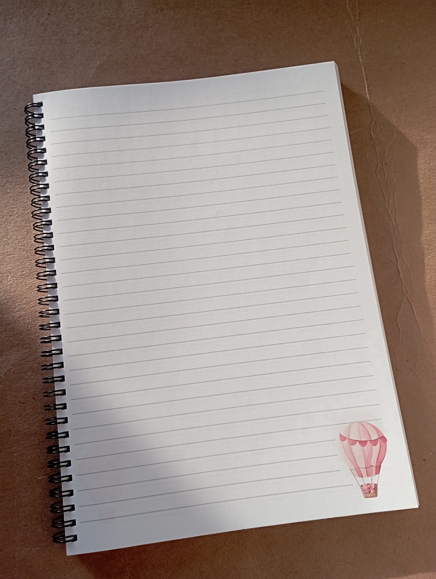 Hot Air Ballons Notebook - A4 Notebook