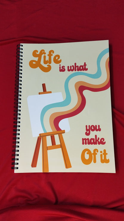 The Art of Living A4 Notebook