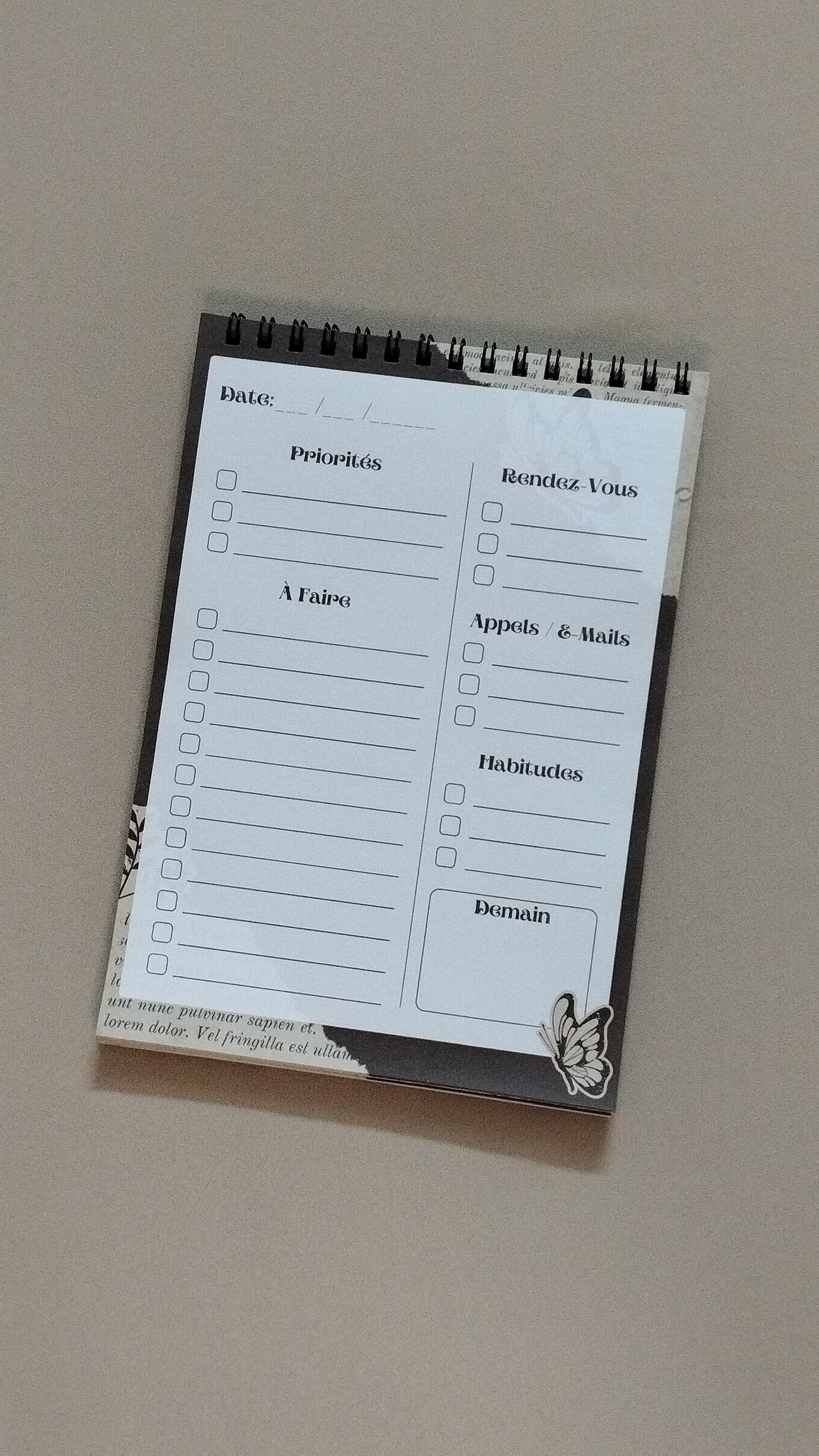 The Actions Daily Planner