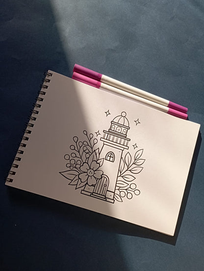 Summer Vibes Coloring Book