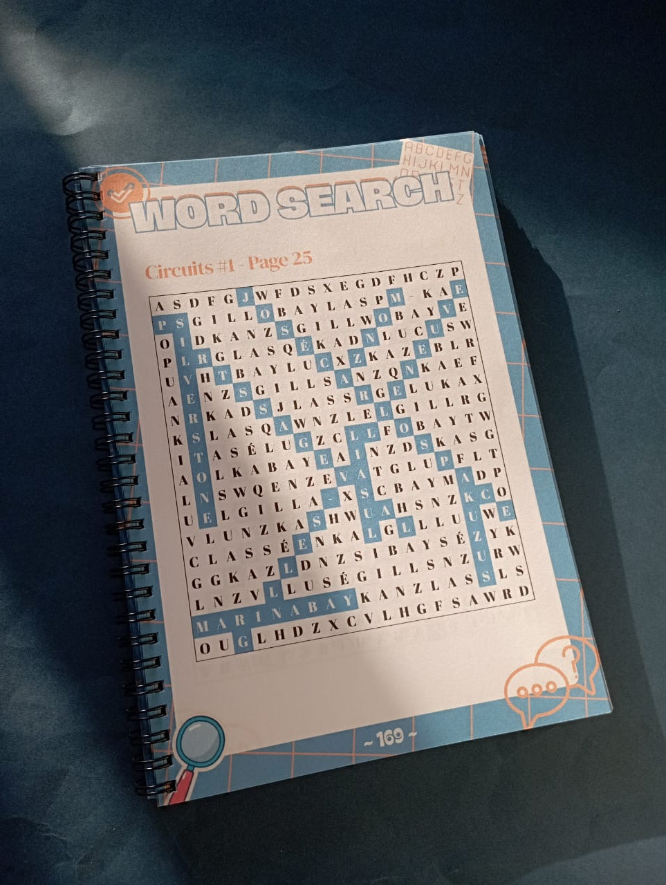 F1 Word Racing Championship (WRC) - Word Games Book