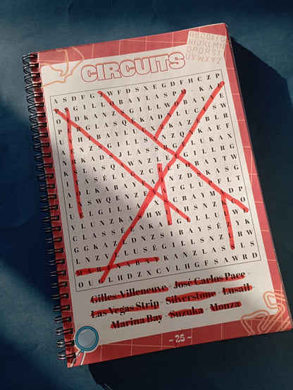 F1 Word Racing Championship (WRC) - Word Games Book