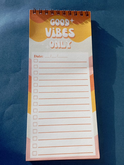 Good Vibes Only To Do List